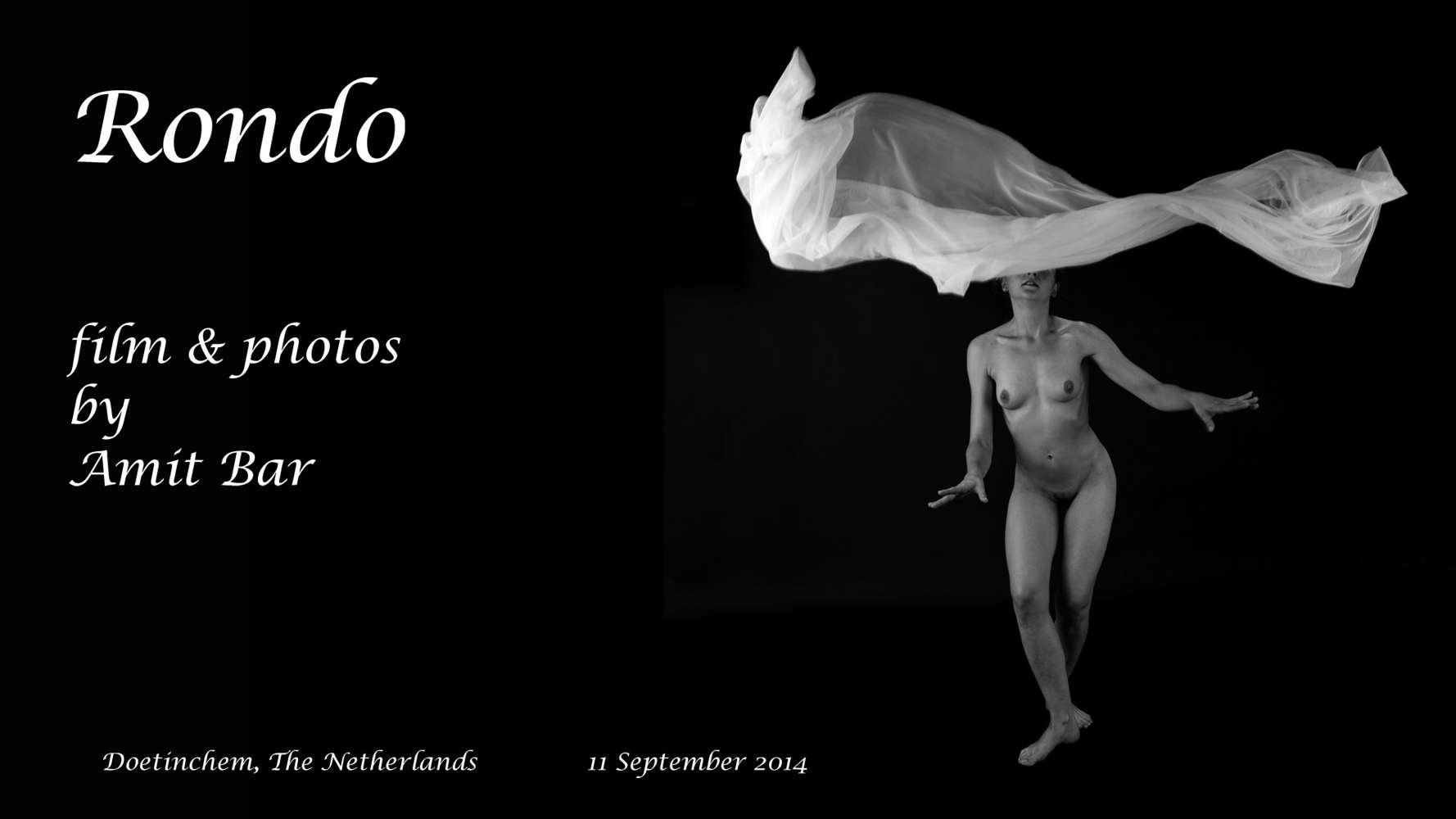 video Rondo: Nude dancer with a white cloth