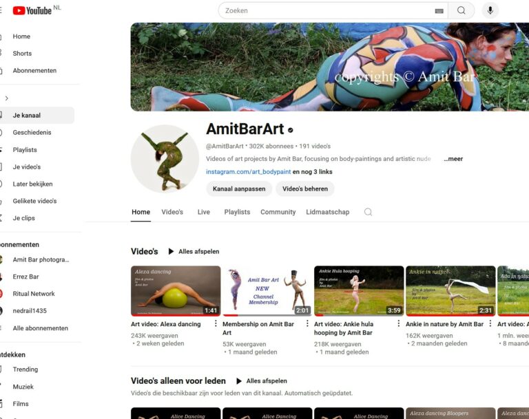 Amit Bar Art - My channel's success