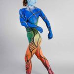 Sphinx II: Body-painted model in various colours