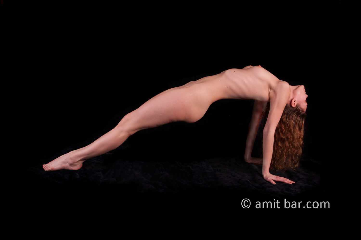 Streched IV: Nude model is streched on the floor