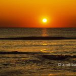 Sunset at shore I: Sunset at the shore of Westen-Schouwen, The Netherland
