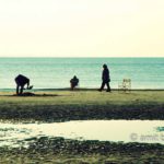 Surreal: Surreal scene on the sea shore