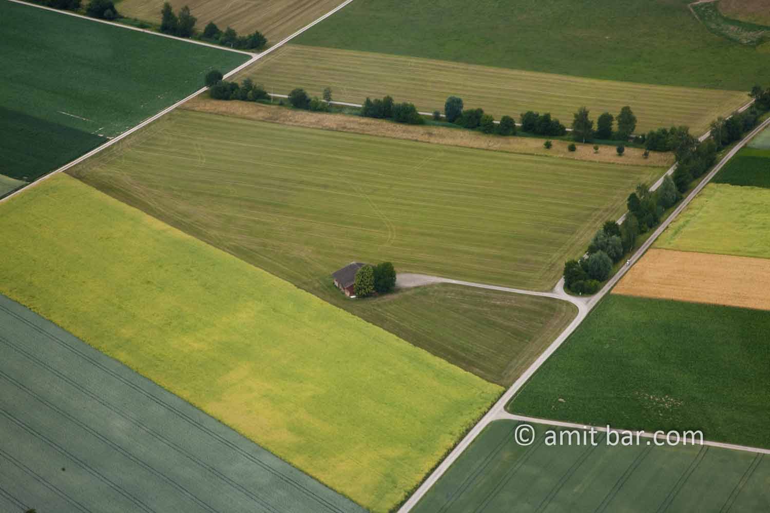 Swiss fields: Swiss fields from above