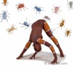 Tarantula II: Body-painted model with tarantula spiders