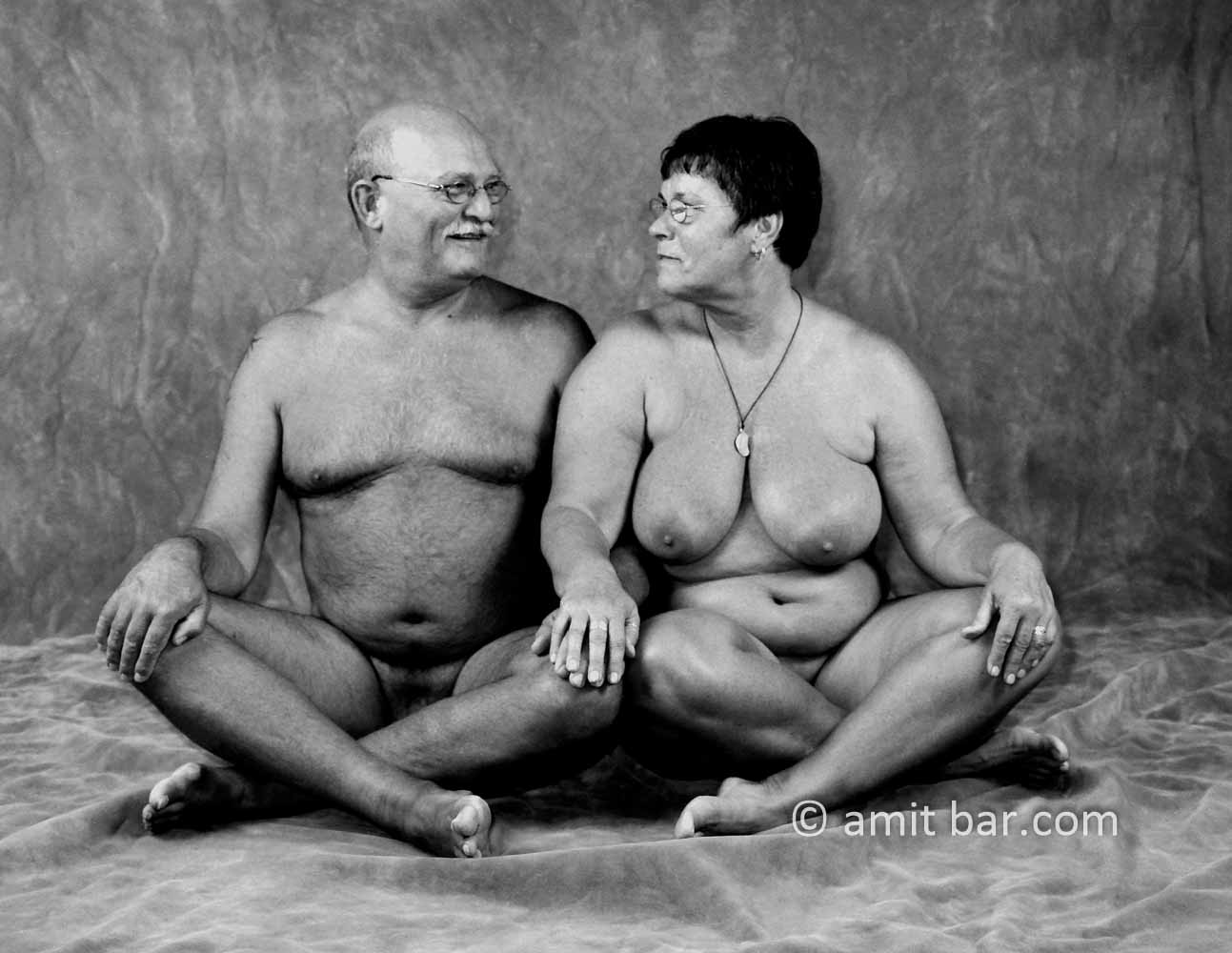 The couple: Two naturist models