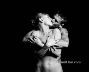 The kiss: Passioned kiss