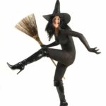 The witch II: Body-painted model as a witch