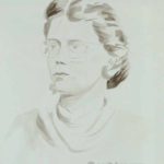 Woman with glasses 2-I. lnk