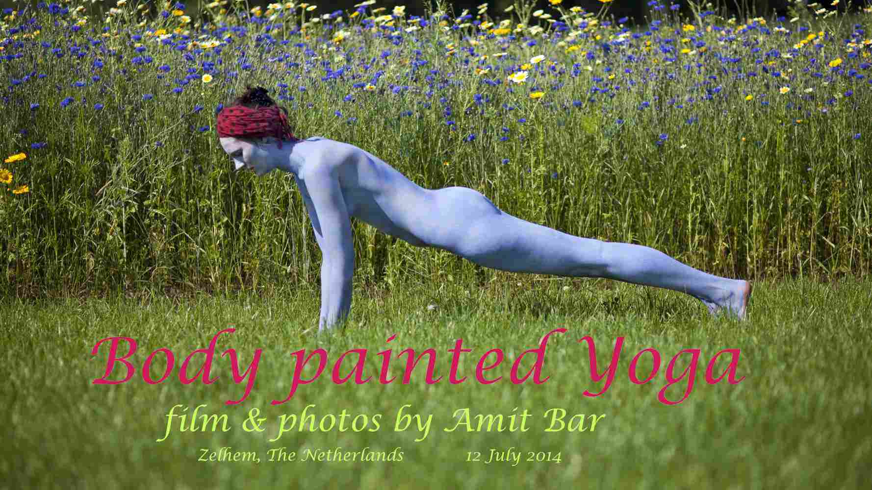 Yoga video: Yoga is very relaxing, all the more so when executed by a beautiful girl alongside a field with blooming wild flowers.